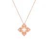 18K Rose Gold Diamond Petite Venetian Necklace