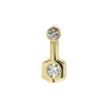14K Yellow Gold Diamond Pendant
