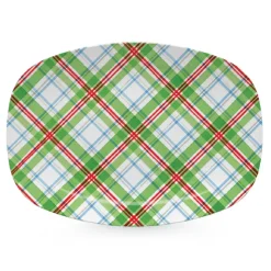 Mariposa – Christmas Tartan Plaid Platter