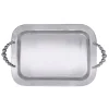 Mariposa – Pearled Rectangular Handled Tray
