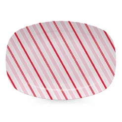 Mariposa – Peppermint Stripes Platter