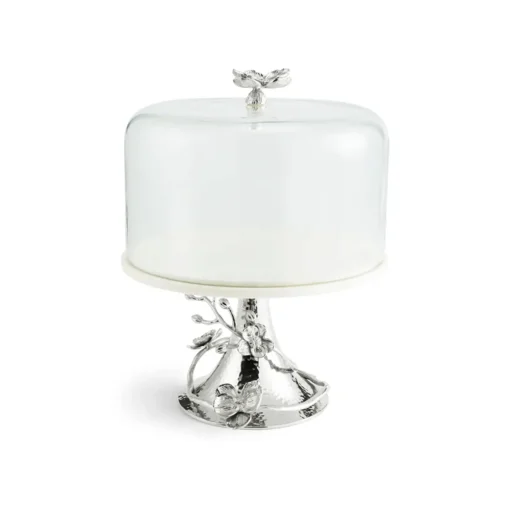 Michael Aram – White Orchid Cake Stand w/ Dome
