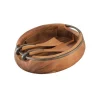 Nambe – Anvil Salad Bowl with Servers