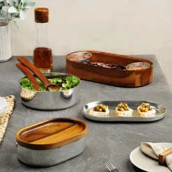 Nambe – Large Oblong Nest Tray