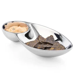 Nambe – Pinion Chip & Dip Server