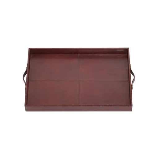 Reed & Barton – Hudson Leather Bar Tray