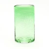 Saban Glass – Twisty High Ball: Beryl Green