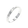 Sterling Silver Hammered Band