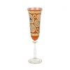 Vietri – Orange Regalia Champagne Flute